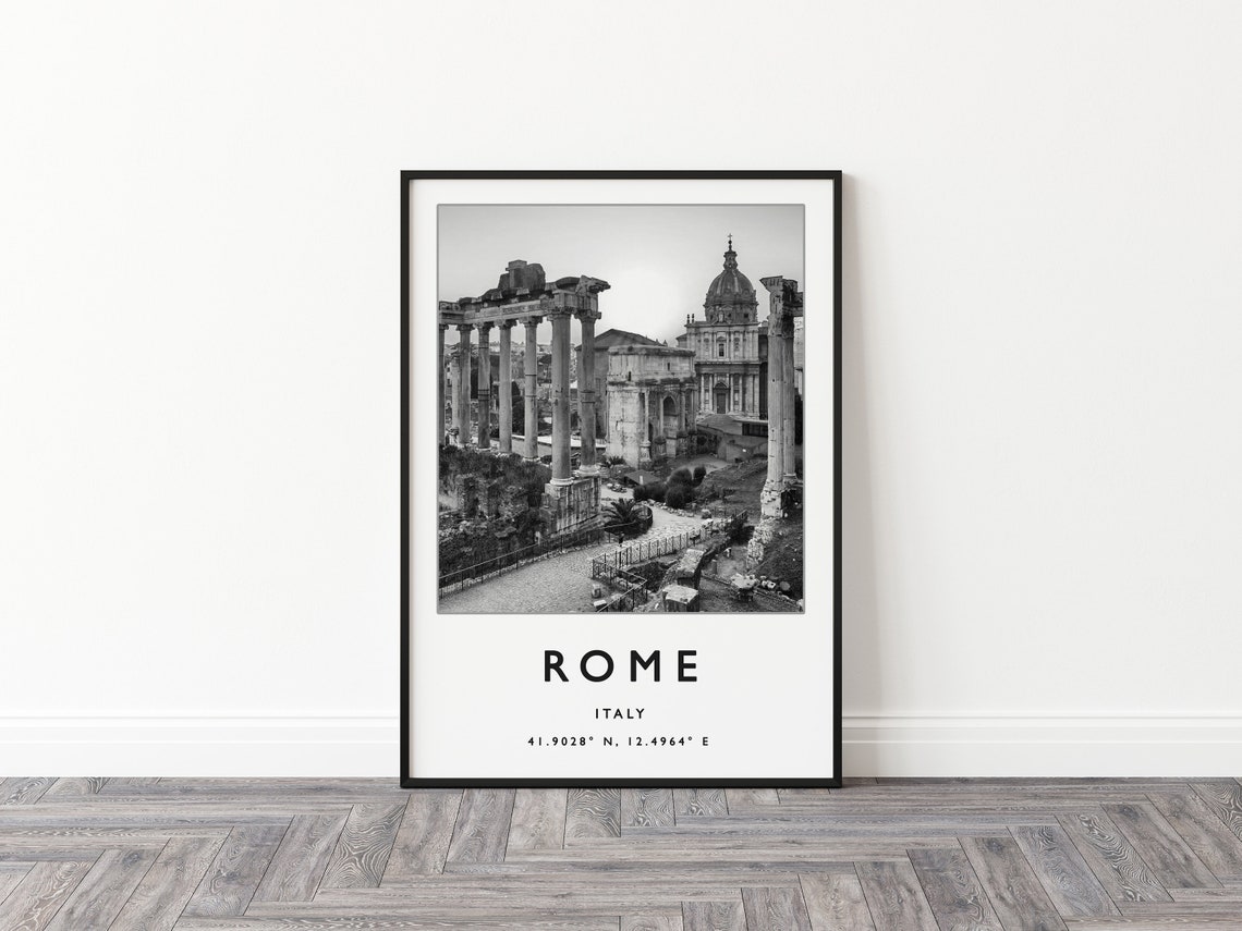 Rome Travel Print Rome Travel Poster Italy Travel Poster European Travel Art Print Photographic Wall Art Travel Print - Image 3