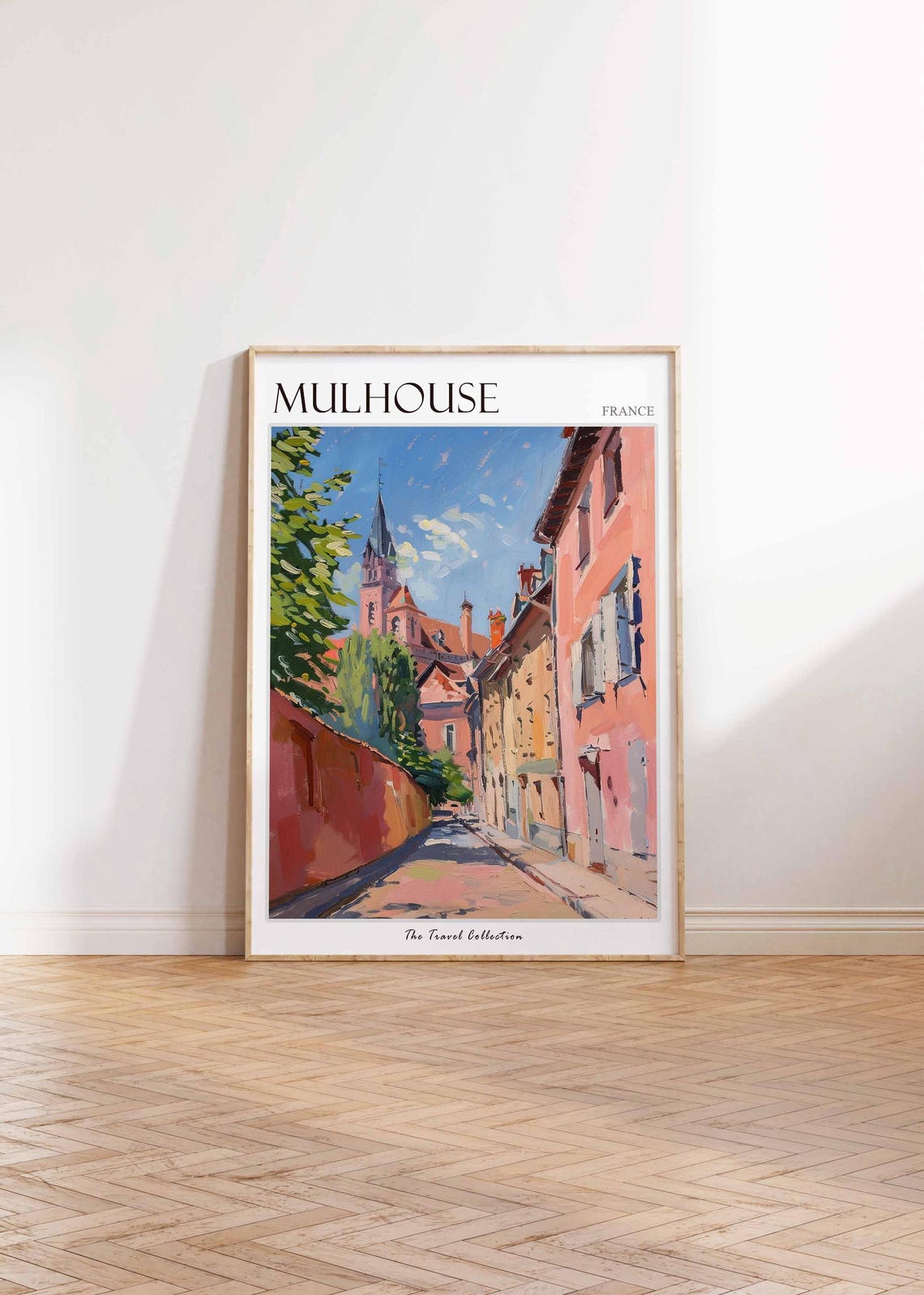 Mulhouse Poster France Travel Print French Decor Europe Travel Poster European Wall Art Mulhouse Gift Mulhouse Travel Poster - Image 2