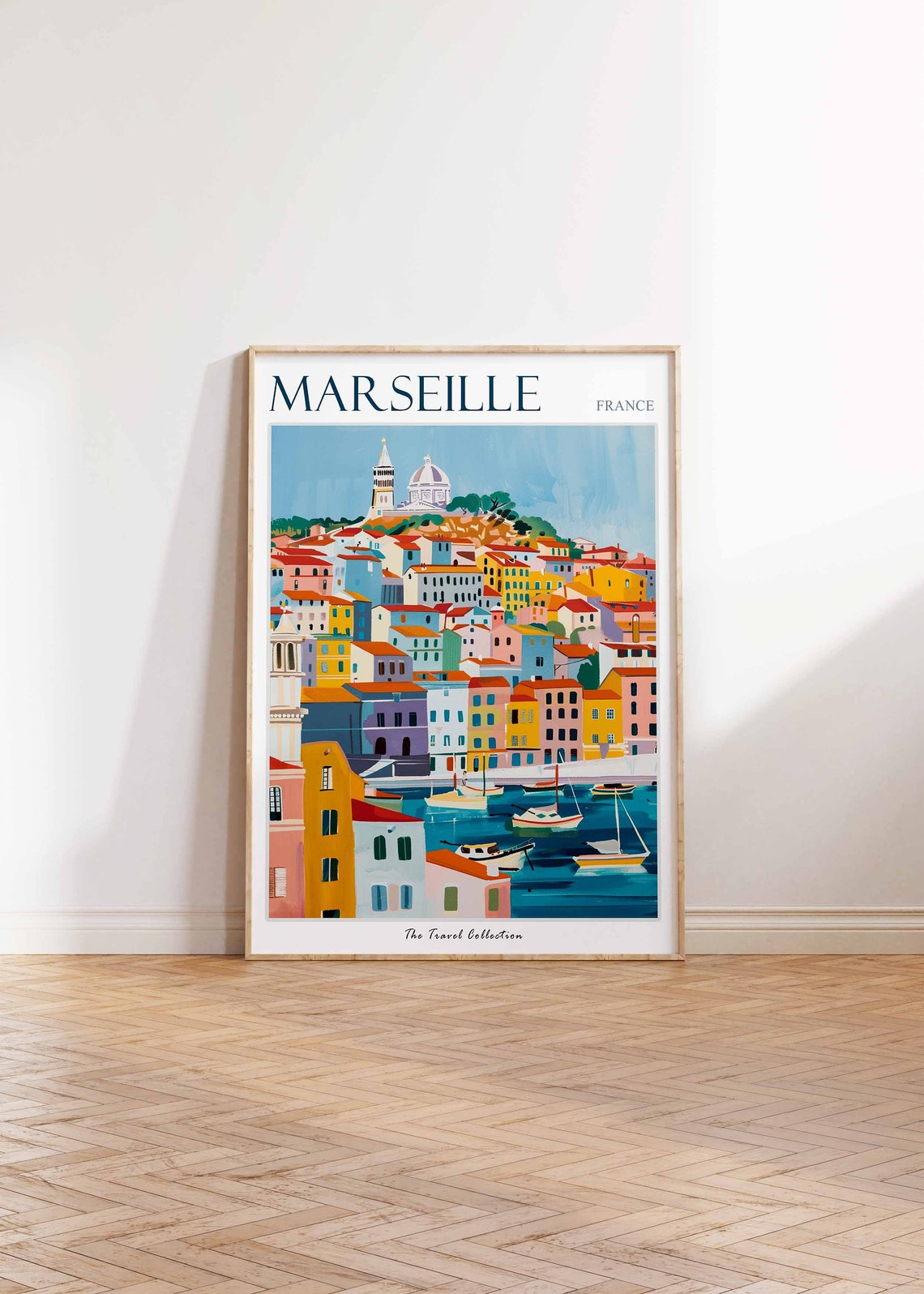 Marseille Poster Marseille Travel Print Tropical Decor City Wall Art French Decor France Travel Print Marseille Gift - Image 2