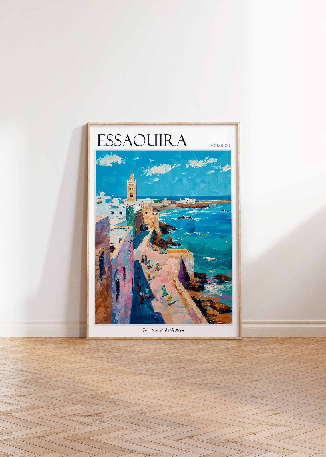 Essaouira Poster Morocco Travel Print Moroccan Decor Africa Travel Poster African Wall Art City Print Essaouira Travel Poster - Image 2