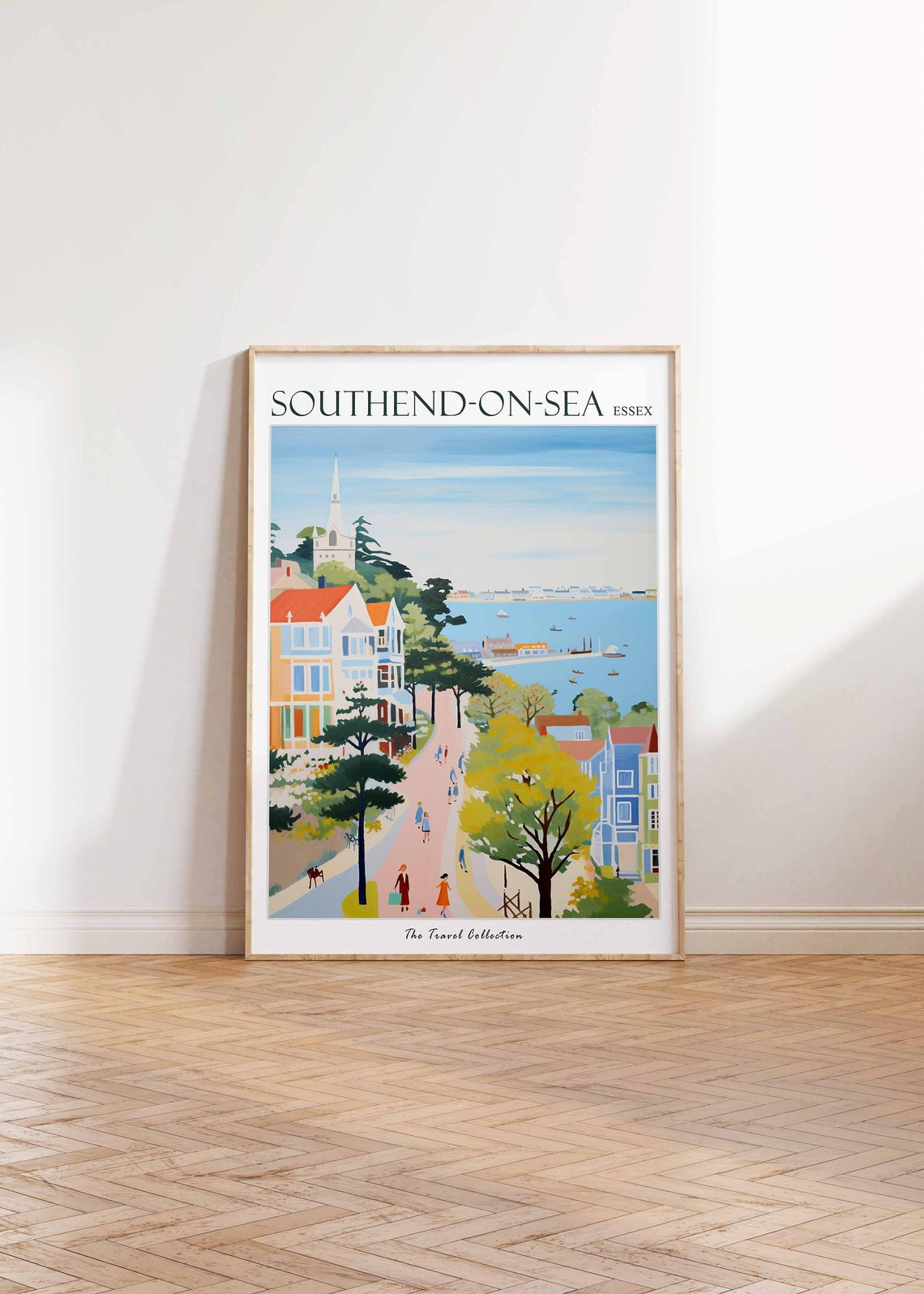 Southend On Sea Poster Southend On Sea Travel Print Essex Travel Poster British Decor Tropical Decor Southend On Sea Travel Poster - Image 2