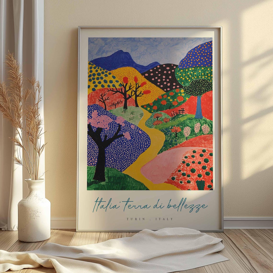 Turin Poster Italian Travel Print Turin Travel Art Turin Wall Art Italy Art Italy Travel Decor Italian Travel Gift - Image 2