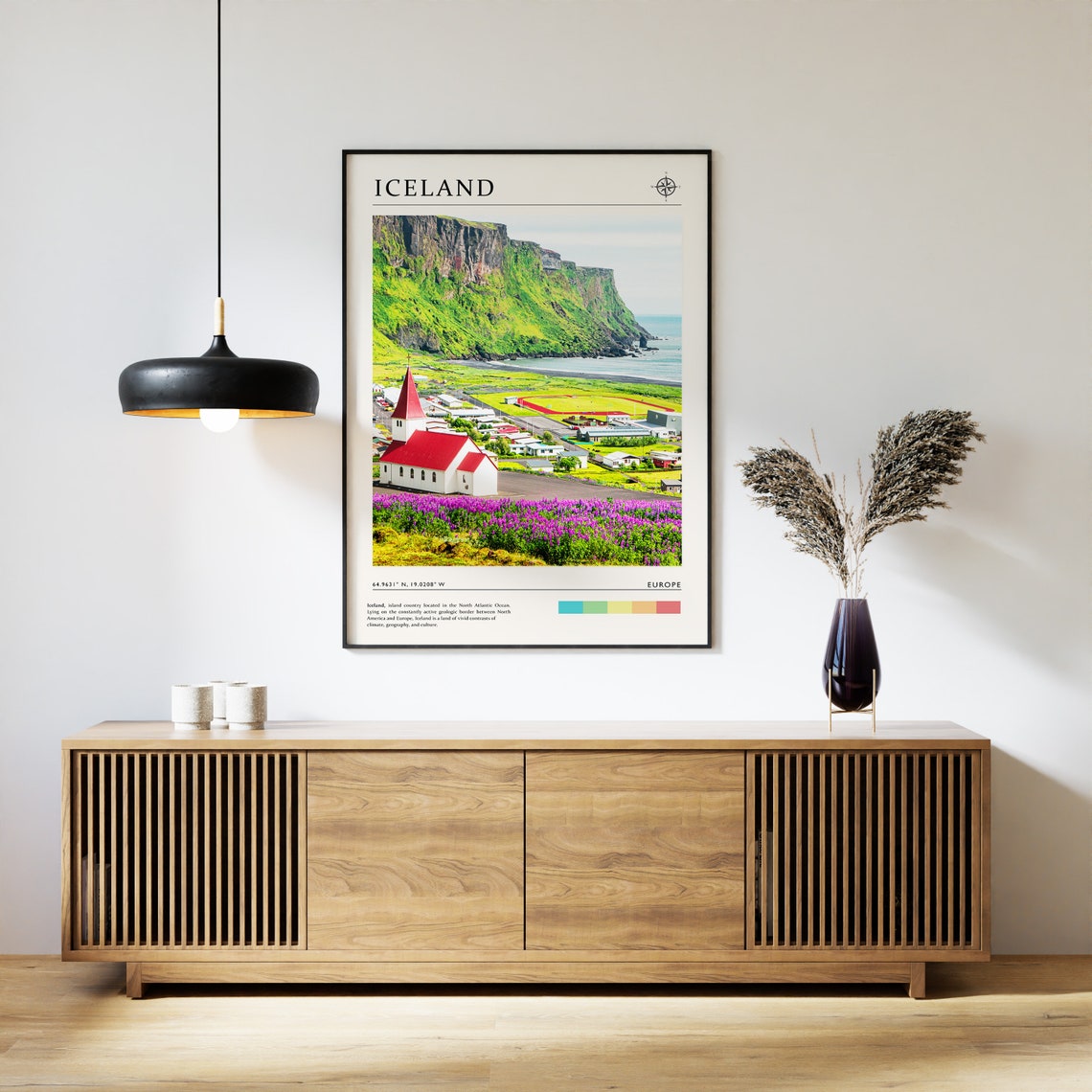 Iceland Travel Print Iceland Scenery Travel Poster Iceland Travel Print Travel Art Travel Poster Travel Gift A2a3a3 - Image 3