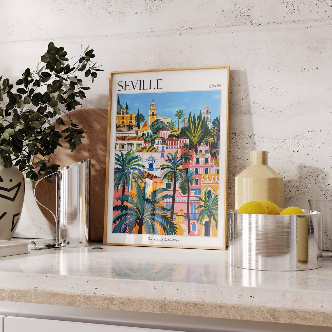 Seville Spanish Travel Poster, Travel Wall Art - Image 3