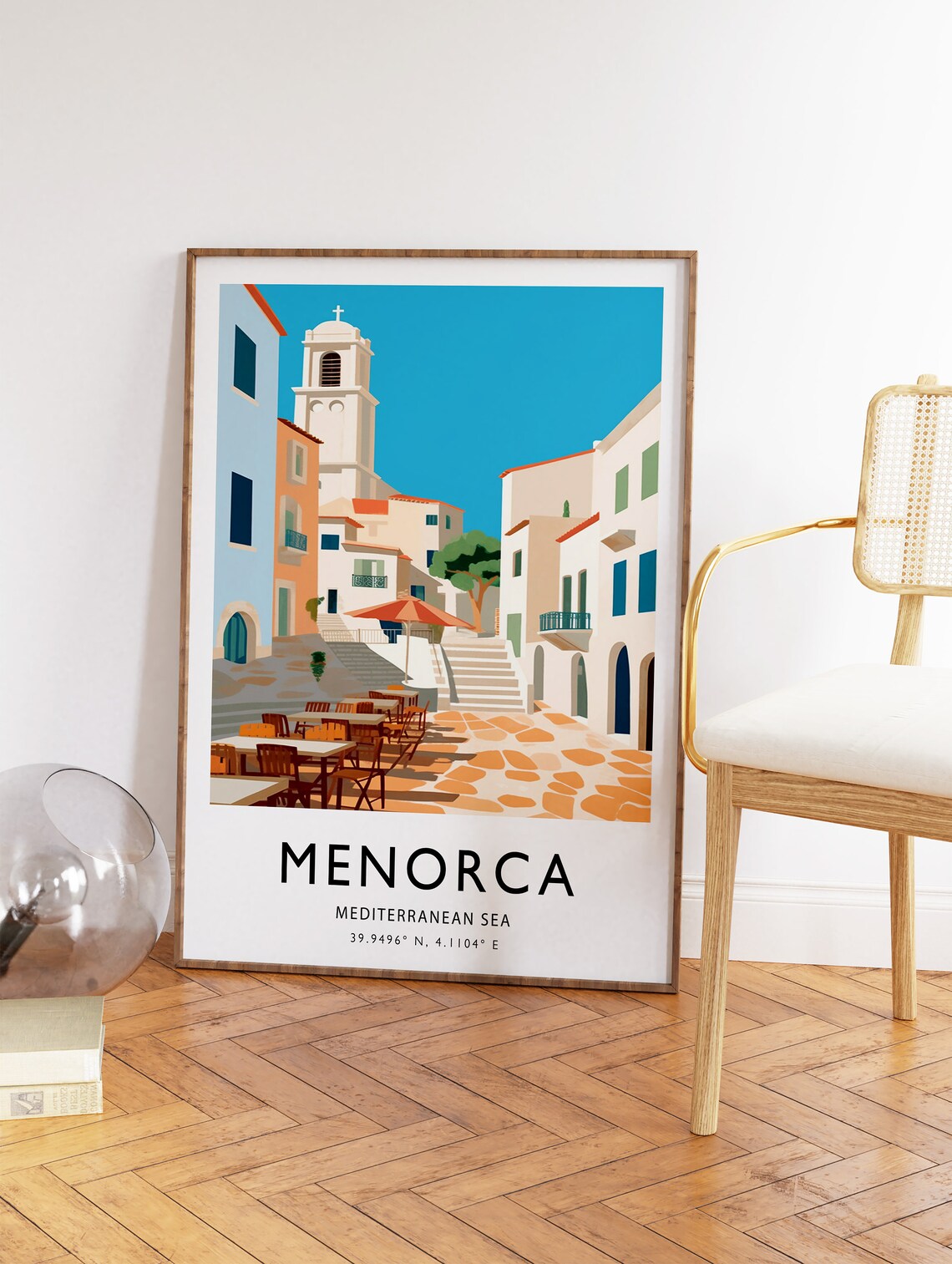 Menorca Travel Poster, Spanish Travel Art Print - Image 2