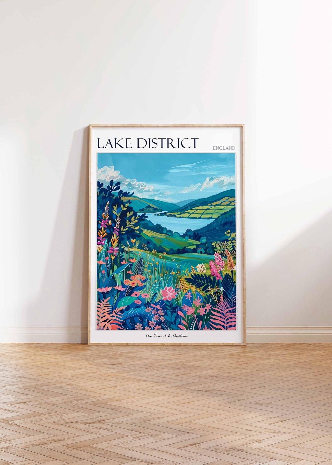 Lake Of Distict Poster Mountain Poster England Poster Lake District National Park Hiking Poster Cumbria Poster English Countryside - Image 2