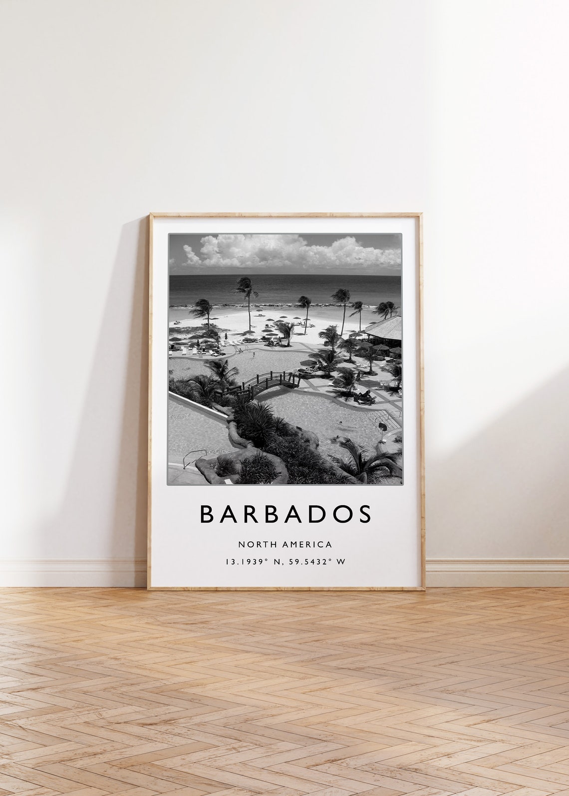 Barbados Travel Print Barbados Travel Poster Caribbean Travel Gift Caribbean Decor Tropical Art Travel Decor Photographic Print - Image 2