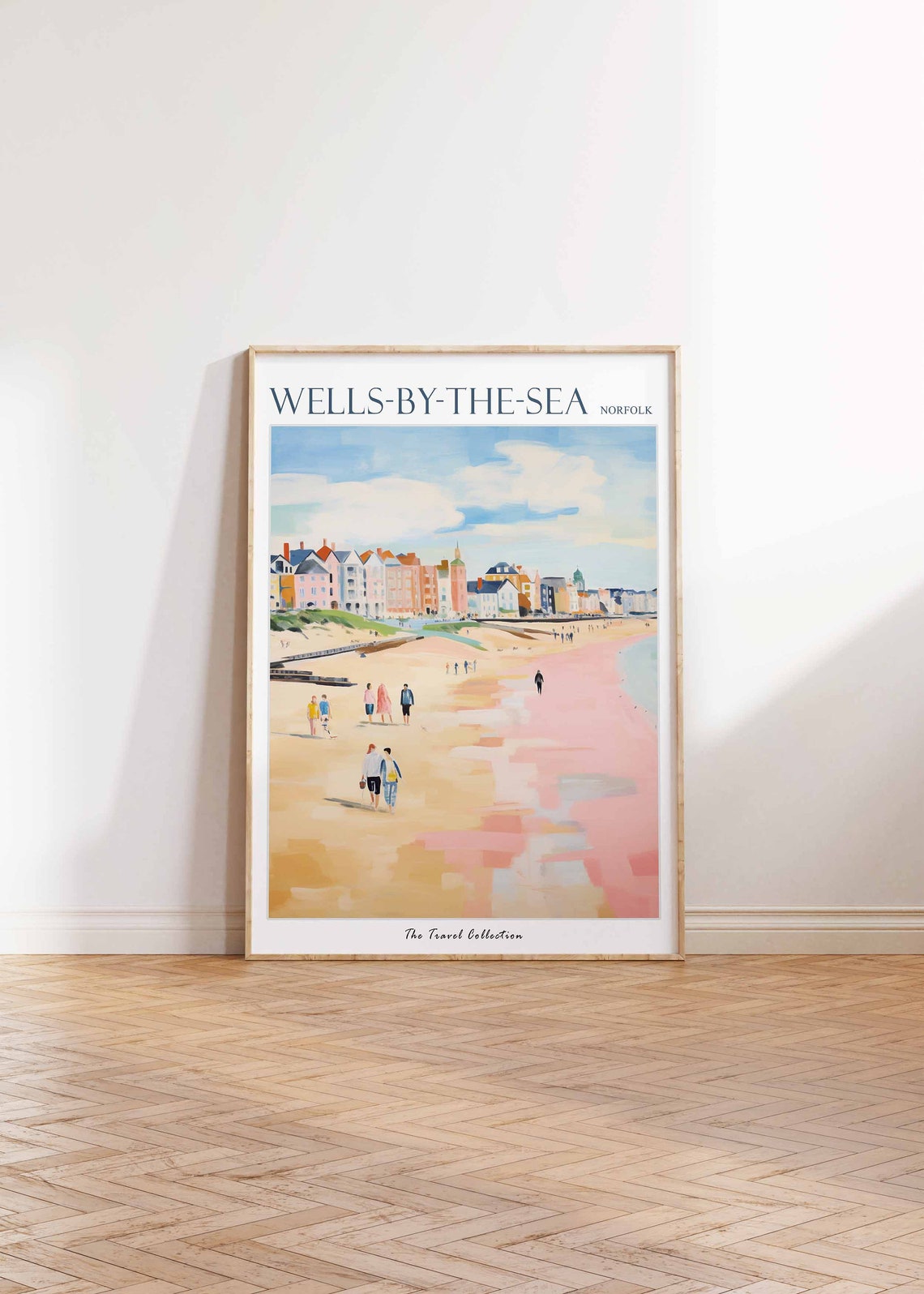 Wells Next The Sea Poster Wells Next The Sea Travel Print Norfolk Travel Poster British Decor Wells Next The Sea Travel Poster - Image 2