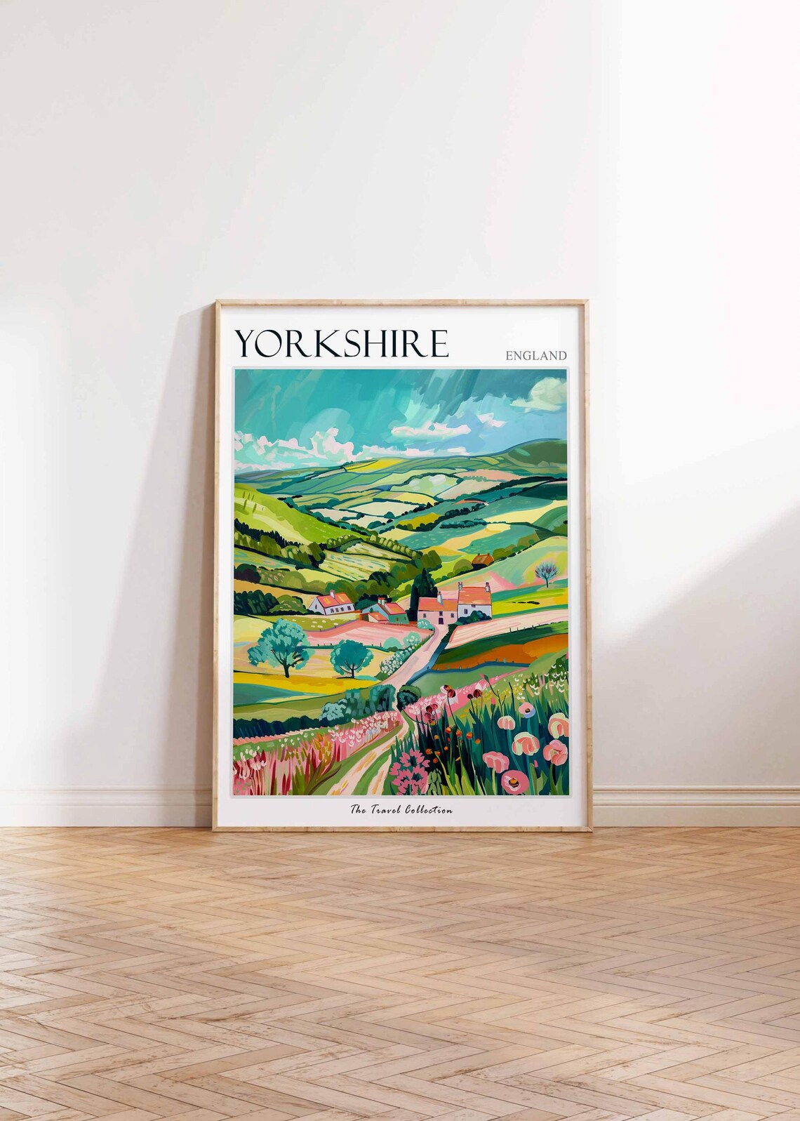 Yorkshire Travel Poster, British Decor Wall Art Print - Image 2