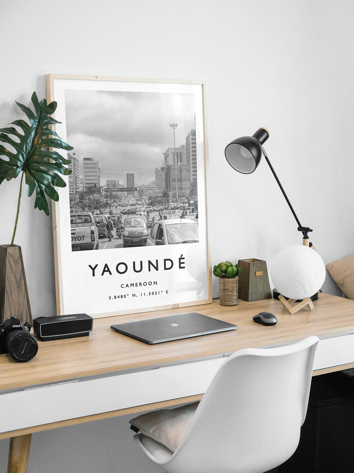 Yaound Travel Poster, African Travel Art Print - Image 3