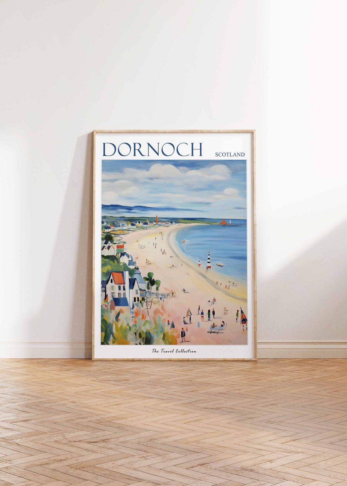 Dornoch Poster Dornoch Travel Print Scotland Travel Poster Scottish Decor Tropical Decor Sea Print Dornoch Gift Dornoch Travel Poster - Image 2