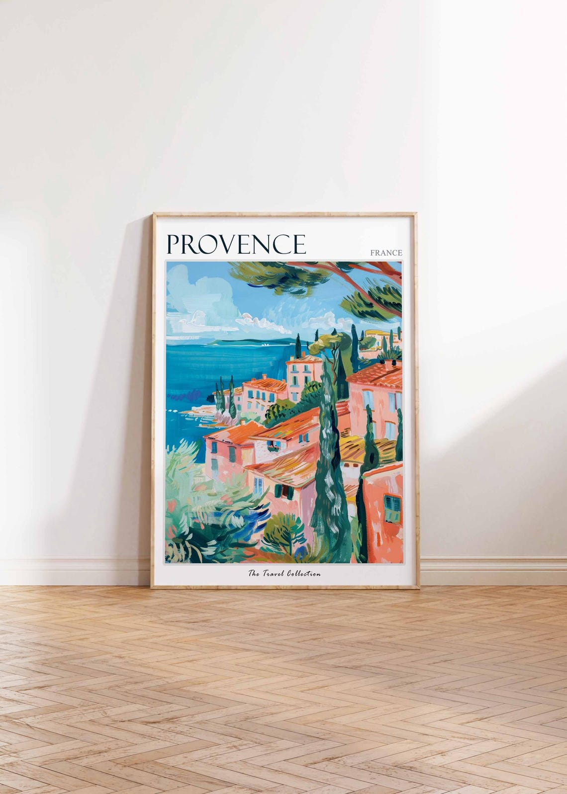 Provence Poster France Travel Print French Decor Europe Travel Poster European Wall Art Provence Gift Provence Travel Poster - Image 2