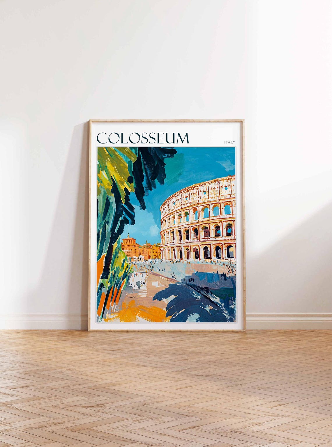 Colosseum Poster Colosseum Travel Print Italy Wall Art Italian Travel Print Italian Decor Italian Gift Colosseum Wall Art - Image 3