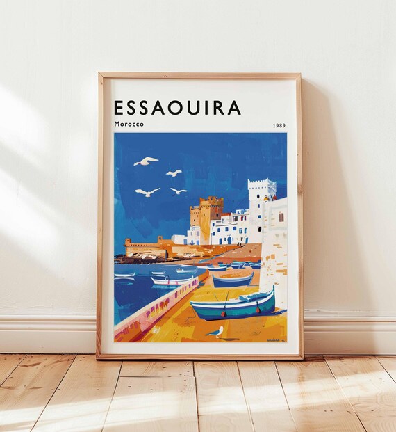 Essaouira Morocco Travel Poster