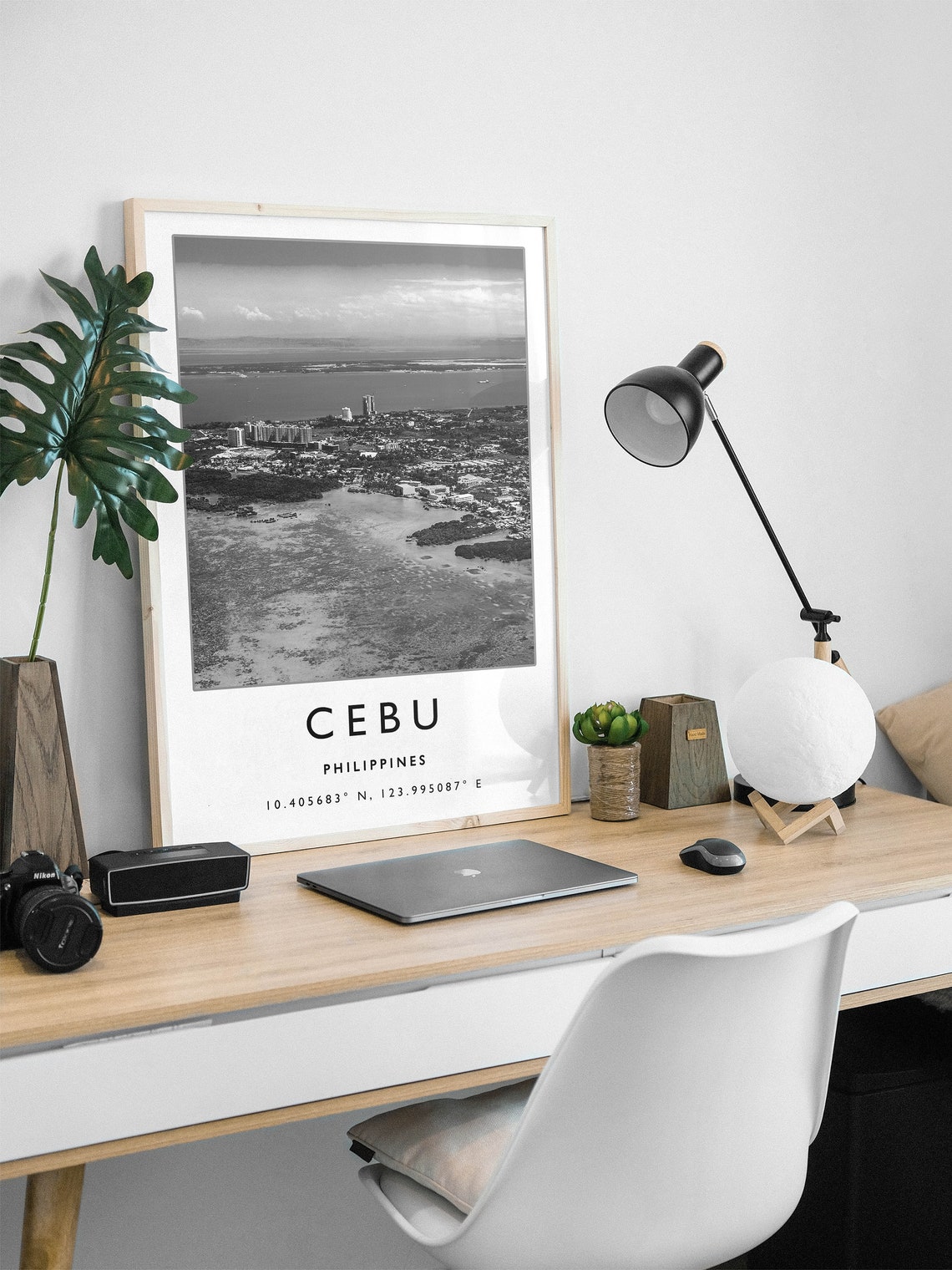 Cebu Travel Print Cebu Philippines Travel Poster Philippines Travel Print Travel Art Travel Poster Black And White Travel Gift - Image 3