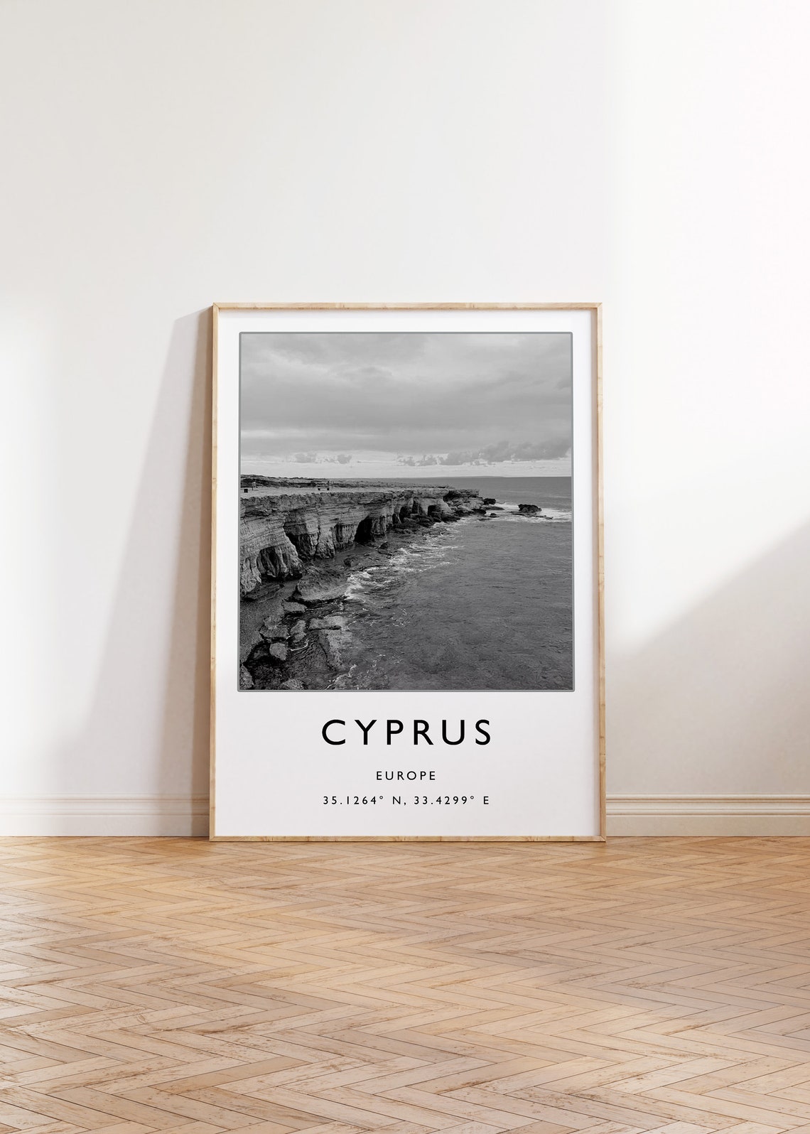 Cyprus Travel Print Cyprus Travel Poster Cypriot Travel Gift Cypriot Travel Art Travel Gift Travel Decor - Image 2