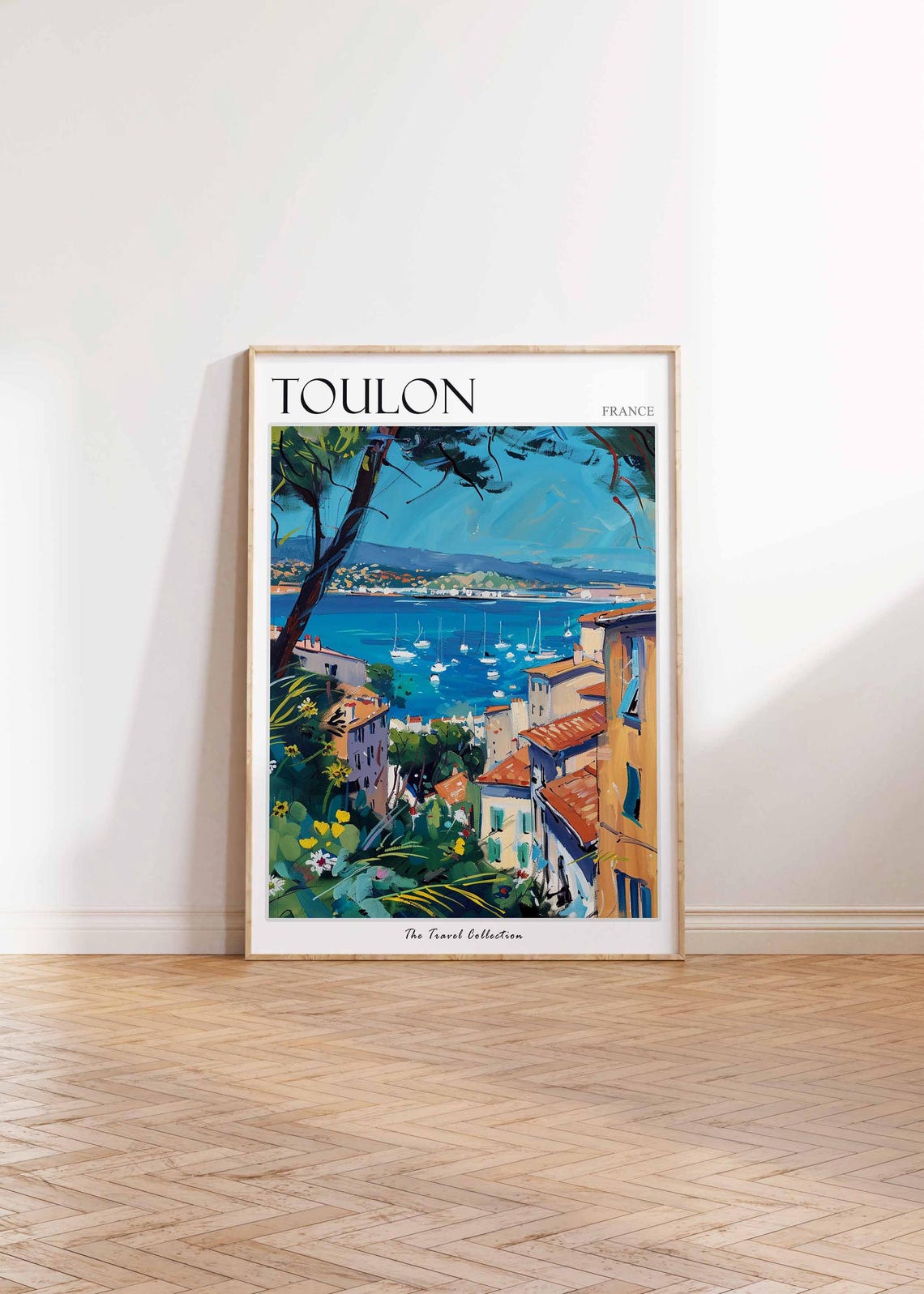 Toulon Poster France Travel Print French Decor Europe Travel Poster European Wall Art City Print Toulon Gift Toulon Travel Poster - Image 2