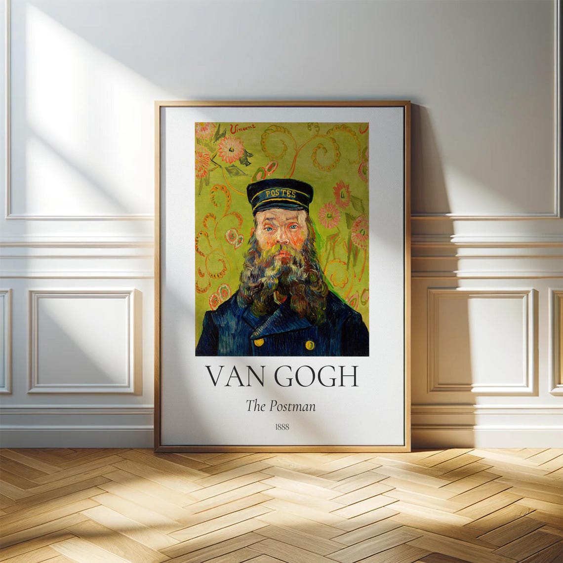 Van Gogh The Postman Joseph Roulin Portrait 1888 Museum Art Poster - Image 7