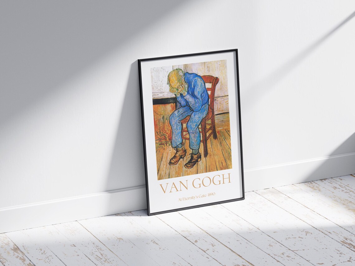 Van Gogh At Eternity's Gate 1890 Sorrowing Old Man Art Print Poster - Image 6