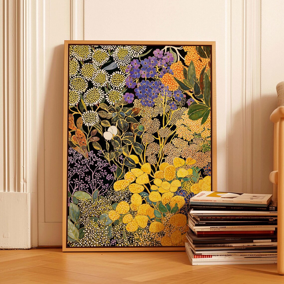 Botanical Floral Art Print, Botanical Wall Decor