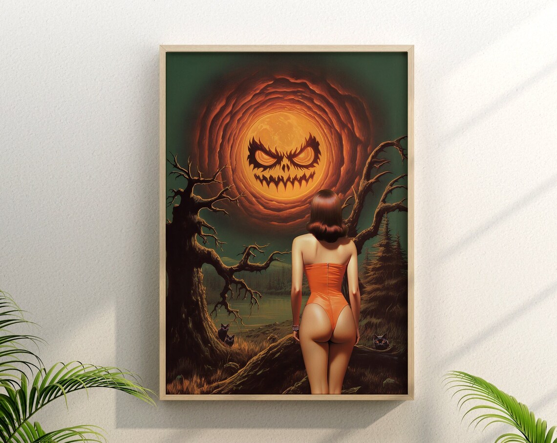 Lost V3 Halloween Psychedelic Surreal Art Poster