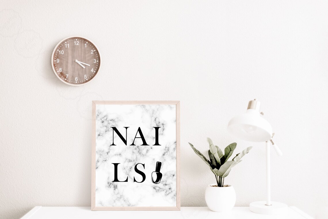 Nail Tech Gifts Salon Quotes, Nail Decor Art Print - Image 2