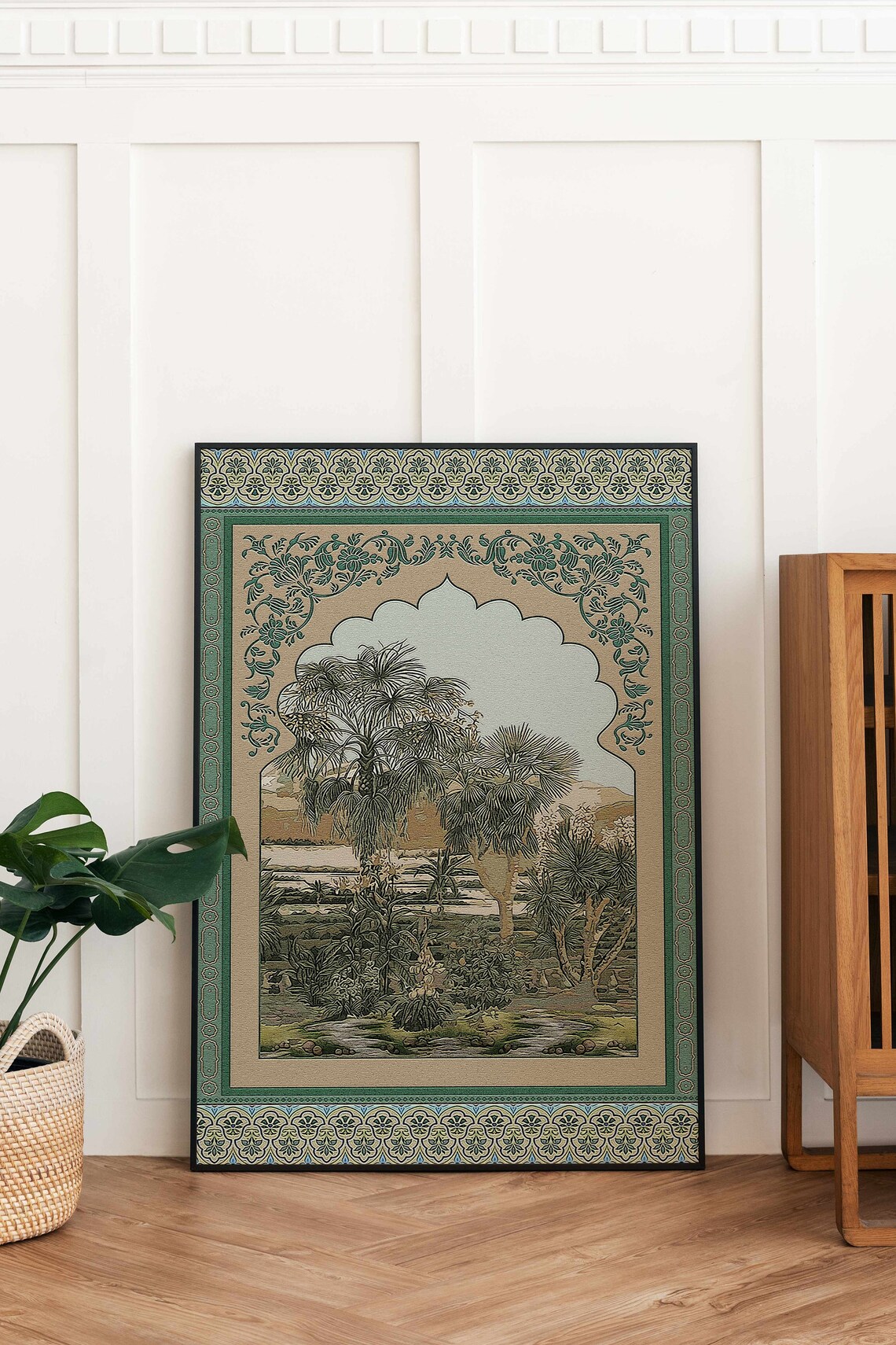 Vintage Indian Mughal Rajput Palace Art Print - Image 2