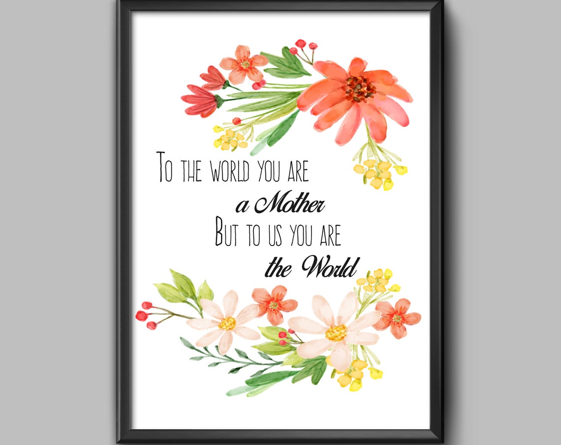 Mothers Day Gift Mothers Day Gift For Grandma Mom Sign Mothers Day Gift Daughter Mother Quote Mother Day Gift Mother Gift Mum Gift