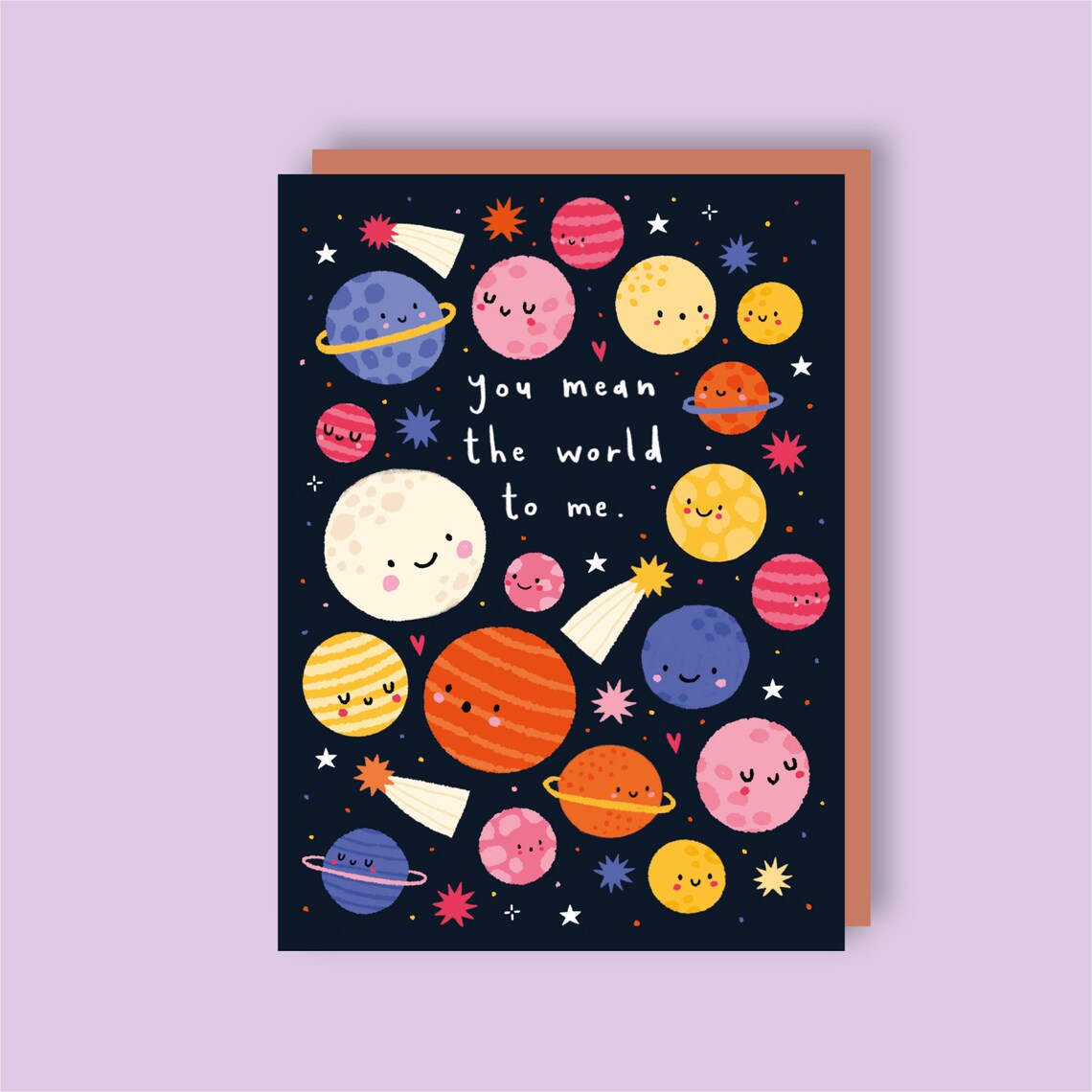 You Mean The World To Me Greeting Card, Gift