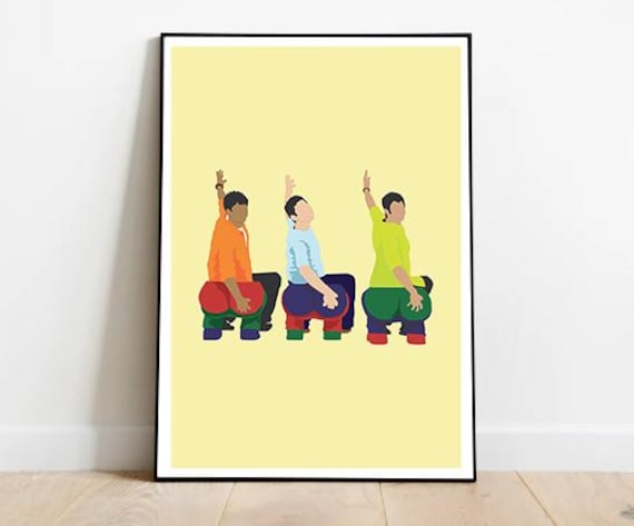 3 Idiots Bollywood Movie Poster, Indian Film Art Print