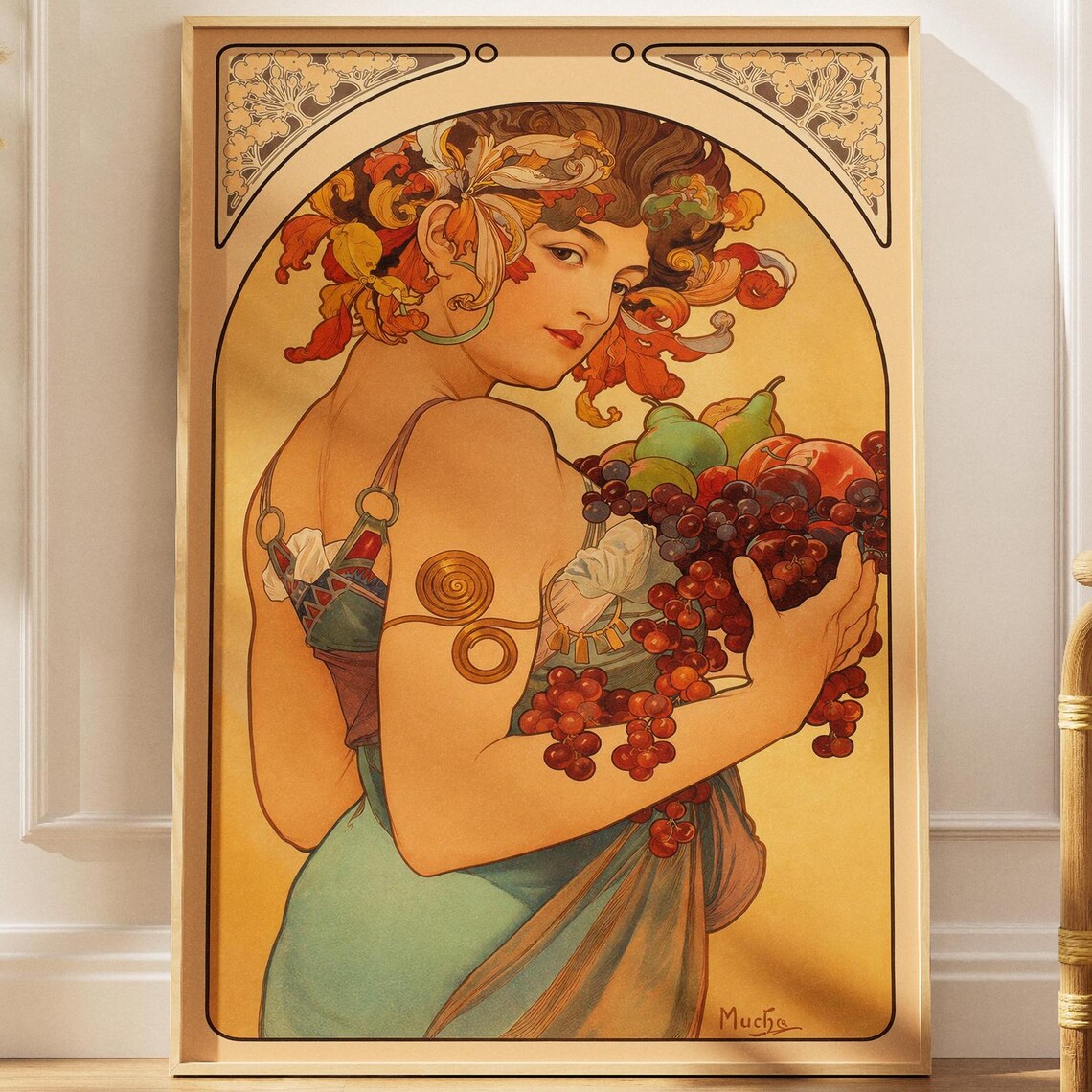 Alphonse Mucha Absinthe Robette, Vintage Art Nouveau