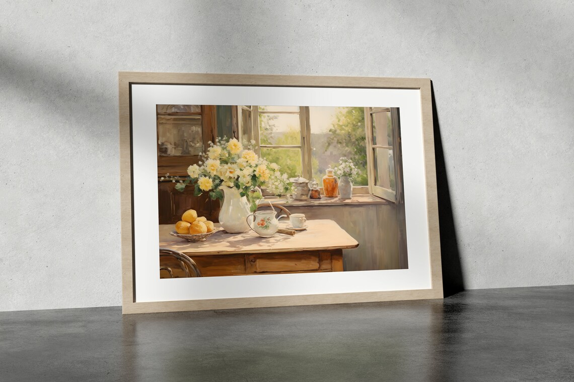 Vintage Kitchen Still Life, Kitchen Wall Art Print - Image 4