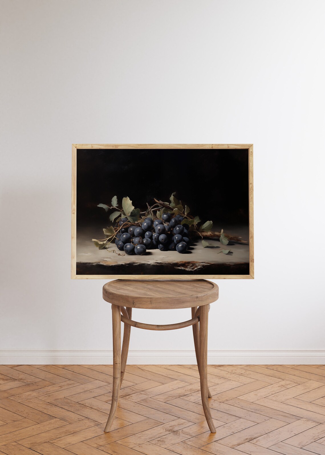 Vintage Grape Painting, Kitchen Botanical Art Print - Image 5