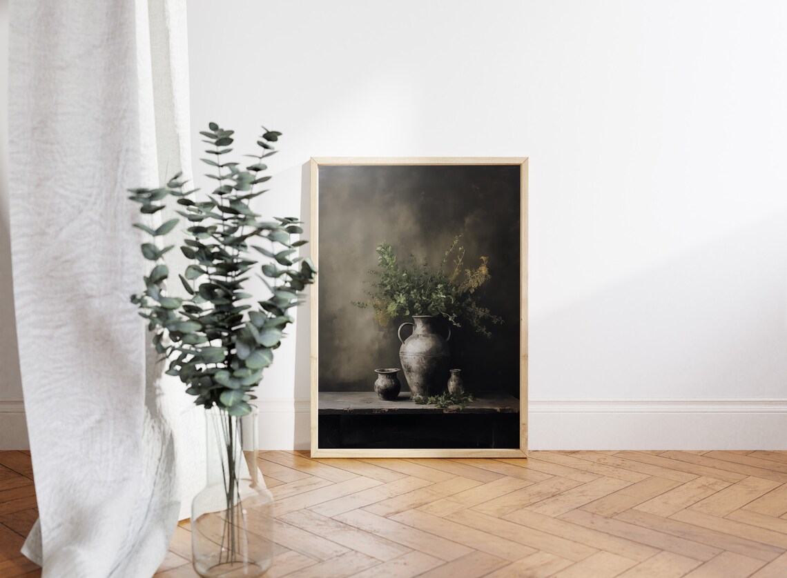 Vases Painting Farmhouse Kitchen Art Print - Image 4