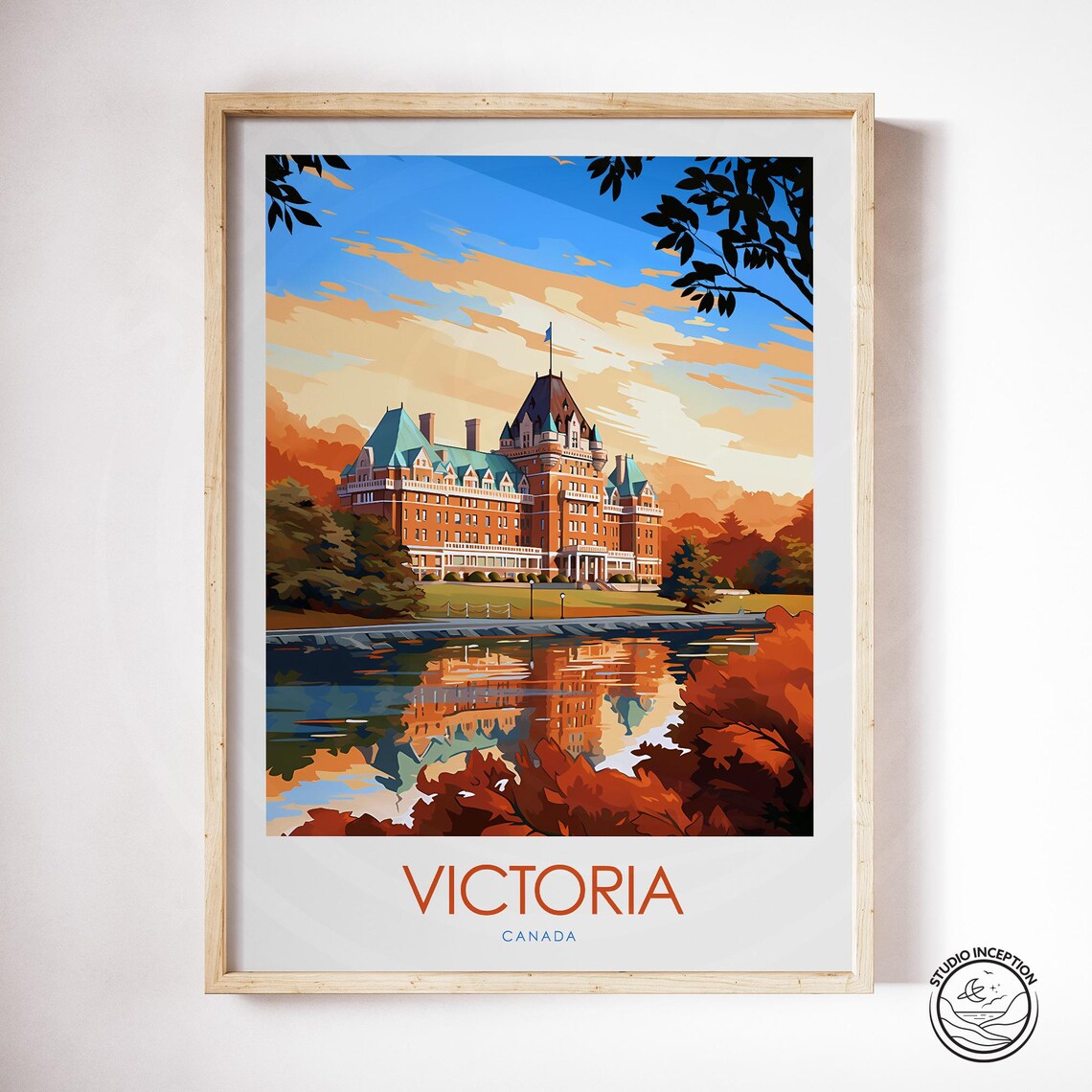 Victoria Canada Travel Poster, Art Print - Image 3
