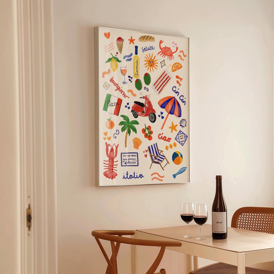 Kitchen Colorful - Contemporary Travel Poster - Image 6