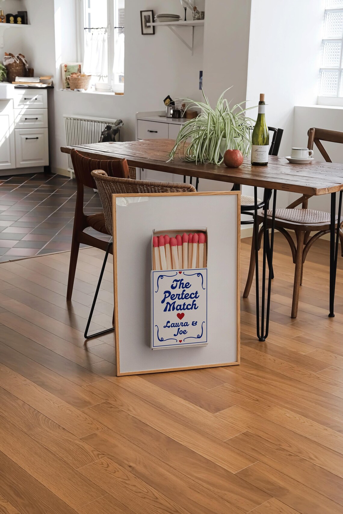 Personalized Gift For Couple Custom Matchbox Poster - Image 2