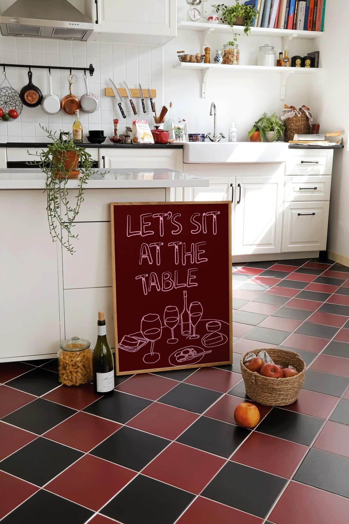 Kitchen Wall Art, Bold Typography Poster - Image 3