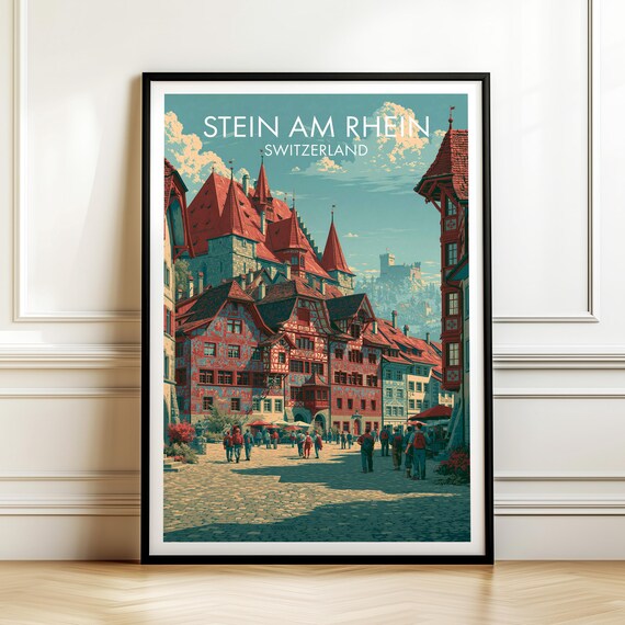 Stavanger Norway Vintage Travel Poster