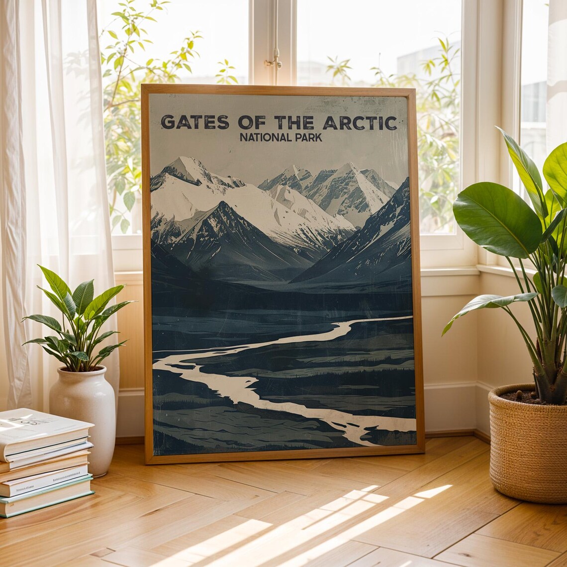 Gates Of The Arctic National Park Vintage Travel Poster