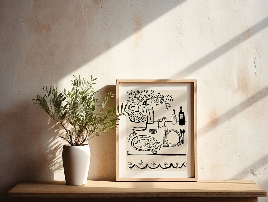 Allaperto No 03 Food And Dining Art Print - Image 3