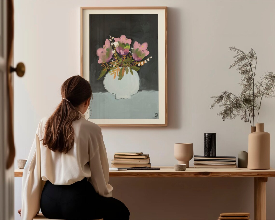 Still Life No. 30 Botanical Art Print, Pascale Berkowitz - Image 2