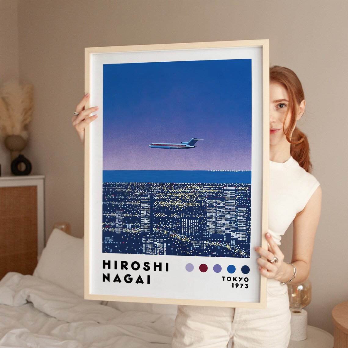 Hiroshi Nagai Vaporwave Home Decor Art Print