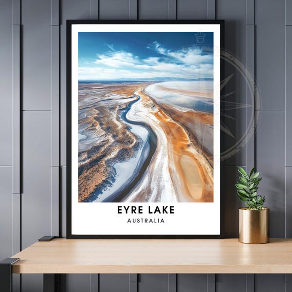 Lake Eyre Poster Australia