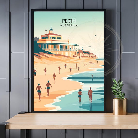 Perth Poster Australia Wall