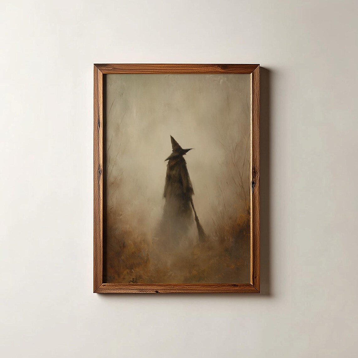 Witch Print, Halloween Autumn Art