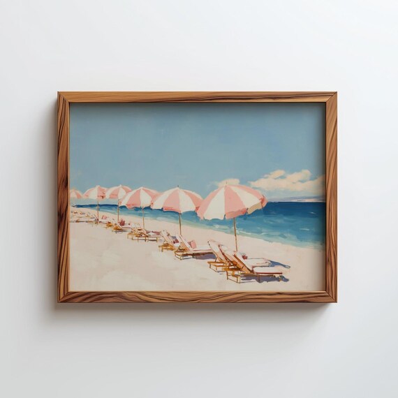 Coastal Poster, Homely Modern Arts