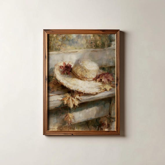 Moody Still Life Print Fall Art Cottagecore Autumn Wall Digital Download