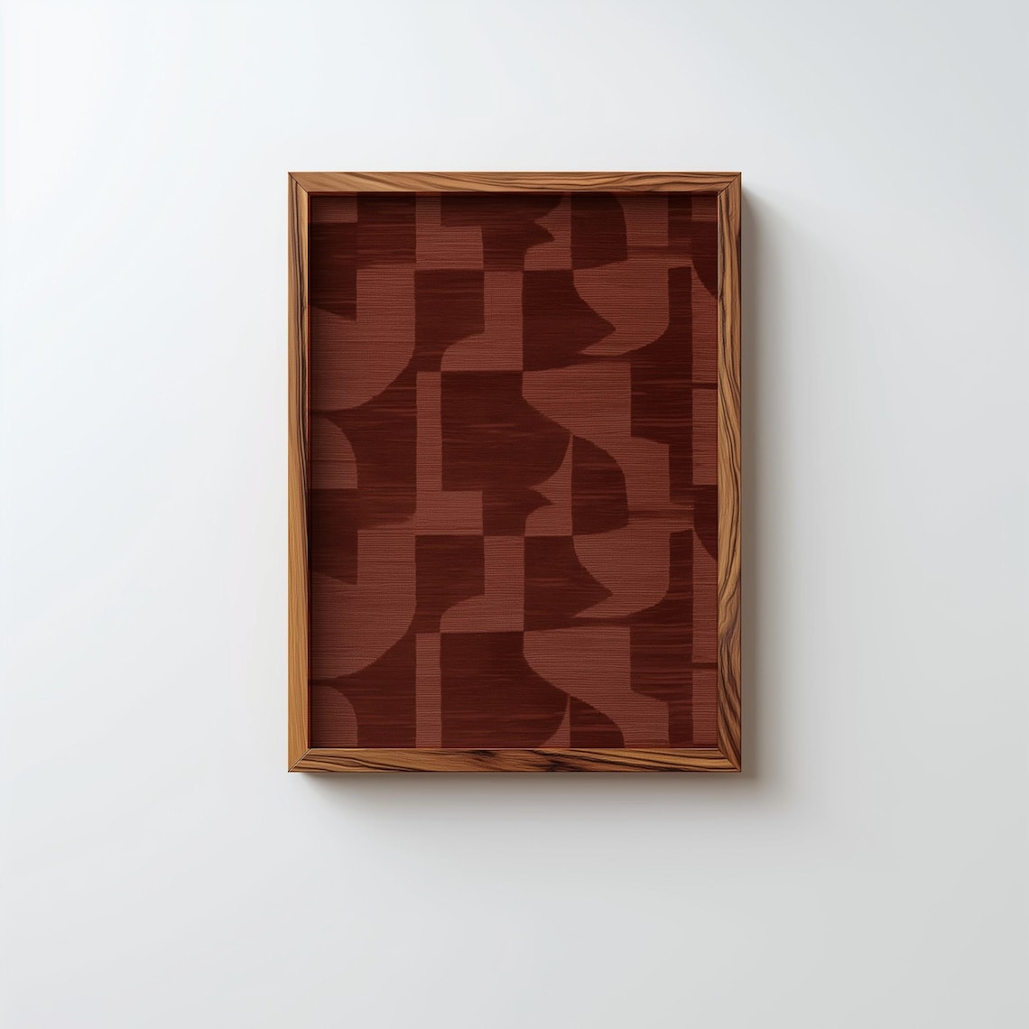Red Tapestry Modern Textured Wall Decor