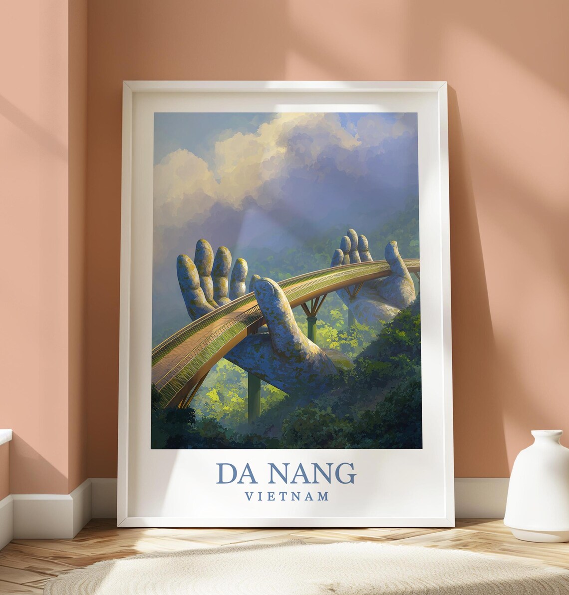 Ba Na Hills Vietnam Travel Poster